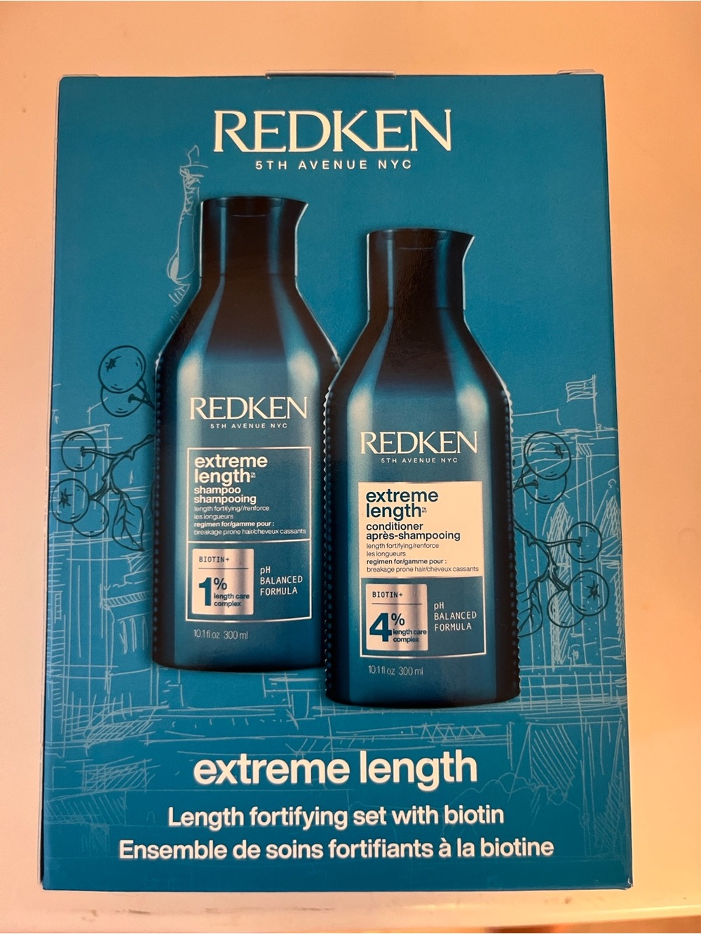Redken Extreme Length Shampoo & Conditioner Set - Blue